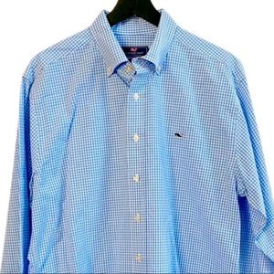 Vineyard Vines Blue Button Down Dress Shirt